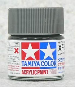 TAMIYA 壓克力系水性漆 10ml 自然灰色 XF-